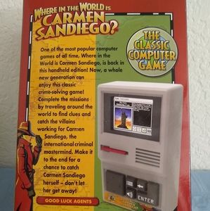 Where in the world is Carmen Sandiego handheld gam